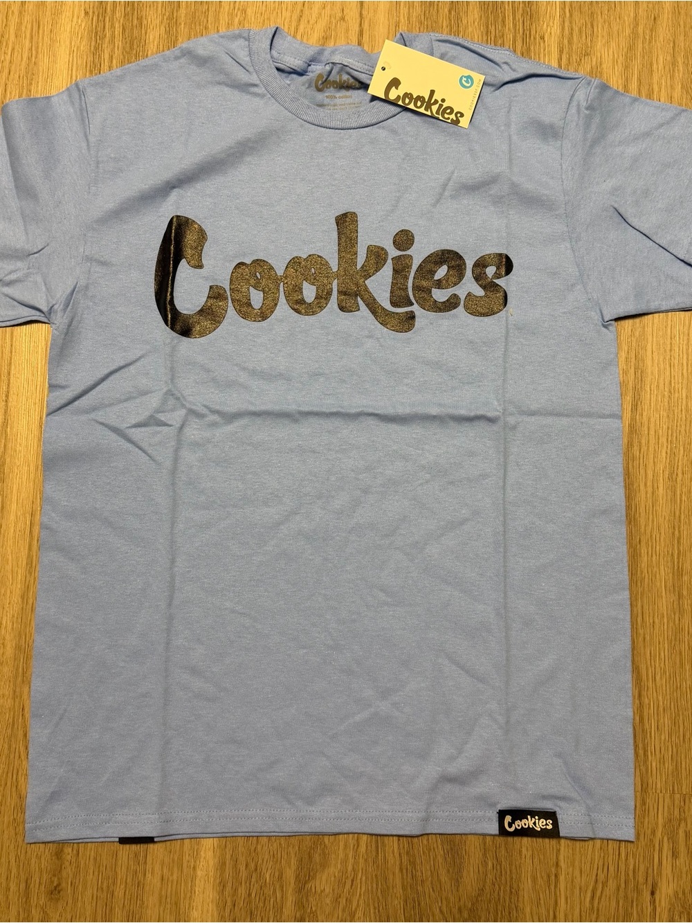 Cookies SF Original Logo T-Shirt Blue Black M NWT Streetwear